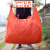 大垃圾袋红色手提式加厚特厚背心袋塑料袋黑色超大特大号商用 【红色】83*114加厚43个 加厚