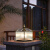 动真格（DongZhenGe）新中式柱头灯铜太阳能室外大门围墙柱子户外防水别墅AA 213方格太阳能款W250*H290
