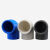 定制定制PVC弯头2025324050637590110塑料管件白灰蓝直角90度议价 40灰色