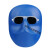 鬼脸电焊面罩焊工眼镜头戴式护脸面具轻便防烤烧焊氩弧焊防强光 pvc面罩+绑带+带卡透明