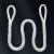 汇鑫茂 磨圆形软吊装绳吊车工业吊带 两头扣1吨(Φ25)*4米 