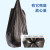 得力 背心式垃圾袋 黑色手提式塑料袋 医疗商用一次性手提袋 45*63cm 30个 LQ502