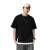以纯（YISHion）官方旗舰店官网短袖T恤24夏季新款宽松圆领半袖白色男 黑色 M