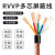 初涩RVVP屏蔽线2芯3芯4芯5芯6芯x0.5/0.75/1.0/1.5/2.5平方信号电缆线 RVVP屏蔽线3芯 0.5平方毫米 x 100m