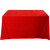 百舸  绒布桌裙台布（红色） 1.6*2.4米  ZH1031