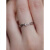 VORE碎钻戒指双生结 银可调节锆石精致简约缠绕小众设计款戒子 银戒指
