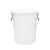 访客 塑料水塔【160L白色大号】水桶加厚储水桶储存水罐蓄水箱PE塑料搅拌桶化工桶（带盖，带提手）