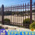 仁聚益定制适用铝艺围墙护栏铝合金围栏别墅庭院栅栏锌钢铁艺阳台花园户外栏杆
