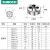 适用于公制圆板牙 细牙螺纹手动套丝机M2M3M4M5M6m8m10m12m14m16mm18m20 M6×1