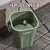 靓涤厨房专用垃圾桶加大号2024高款大容量家用收纳商用餐饮加大户外桶 升级带手提 橄榄绿 24L +75只垃圾袋