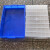 JN JIENBANGONG 塑料方盘 工业塑料盒子长方形胶盆托盘方形塑料盆工具盒零件盒方盆 560*380*80mm