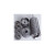 深井泵叶轮串100QJY塑料水轮导叶导流件BLT多级泵配件 80QJDY2-56/14-0.9K1