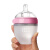 可么多么（Comotomo）可么多么奶瓶婴儿新生儿硅胶防胀气妈妈奶瓶 150ml 粉色奶瓶自带1孔奶嘴(0-3