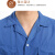 夏季短袖工作服男长袖薄款上衣工厂汽修车间工地上班劳保服定制 水洗棉：蓝色（短袖）上衣 16580A