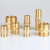 FACEMINI JR-64 4分6分1寸1.2寸铜对丝 铜外丝 对丝 对接头双外丝直接 加厚加长 4分7厘米铜对丝