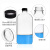 垒固  透明玻璃样品瓶 透明试剂瓶磨砂口玻璃化学瓶 透明500ml