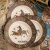 绒诺业兴餐具美式景德镇陶瓷器碗碟套装爱马仕欧式套碗家用送礼品 购买筷子餐垫