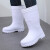 EVA泡沫白色水靴超轻防滑防水耐磨高筒棉雨靴轻便冷库水产厨房棉 EVA泡沫靴（单白色） 43码