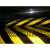 高速公路波形护栏端头反光膜 弯头反光膜 桥梁护栏板端头防撞警示定制定制 黄黑微棱镜工程膜40*50