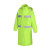 百舸 时尚长款风衣反光雨衣成人保安站岗连体雨披可定制 荧光绿 XL 荧光绿 3XL 