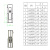 MX3.0mm母壳母头胶壳 双排2x1/2/3/4/5/6/7/8/9P接插件43020插头 4P母壳10个