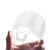 劳保佳透明塑料口罩 卫生防飞沫口水 微笑口罩 10只装