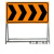 定制前方施注意全可折叠反光道路施标志牌警示牌交通 前方施工注意安全 100*50*100