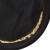 VERSACE JEANS COUTURE 范思哲帽子 男女通用涤纶金色刺绣徽标渔夫帽 EE8GWAK05 E85070 黑色 S