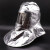 铝箔耐高温防火隔热头套炼钢厂铝厂1000度防护面罩消防披肩帽 铝箔护袖