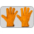 福奥森12双 短款电焊手套牛皮焊工隔热防烫耐磨机械劳保手套散热透气 灰色款（12双）