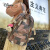 迪士尼日系书包女大学生韩版可爱涂鸦双肩包时尚电脑包初中生旅行背包潮 蓝色双肩包带挂件 30*14*43
