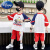 迪士尼（Disney）奥特曼衣服男童夏装套装2024新款网红宝宝短袖衣服时髦炸街两件套 1023-藏青色套装 90码  适合80-90厘米身高