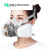 LISM6200防毒面具套装防尘防护半面罩防毒气口罩化工气体防 36200+709 3M501滤棉盖1对 M