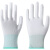 浸塑胶涂指涂掌尼龙手套劳保工作耐磨防滑干活打包薄款胶皮手套 紫色涂掌手套(60双) S
