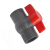 钢隋PVC螺纹塑料阀门水管开关灰色 一个价  75内丝DN65/2.5寸 