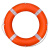 京度国标救生圈成人全塑船用救生浮圈防汛救援圈2.5kg实心泡沫游泳圈