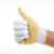 鸣固 点塑手套 涂胶手套防滑点胶白线棉线手套 加厚耐工地工作司机搬运劳保手套（750G）12付