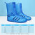 铂特体 防水防滑鞋套加厚耐磨雨靴硅胶雨鞋高筒鞋套 蓝色 XXL