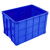 奕澜塑料周转箱蓝色无盖750*565*400mm加厚塑胶筐物料盒 物流收纳箱零件储物盒YL-CU-13-7