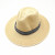 男士草帽 夏天西部牛仔帽大沿帽大帽檐礼帽沙滩帽子 透气凉帽定制 3色 均码 7天内发出