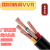 奔辉 国标铜芯阻燃软护套线VVR多芯软导体电力工程电缆电源线 4*240+1*120平方/米