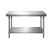 不锈钢工作台桌子操作台厨房商用打包台定制 长80宽50高80双层
