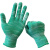 尼龙十三针薄款小号防晒手套干活用的手套男女工作劳保手套批发 绿色尼龙手套薄款(不带胶) 36双批发装