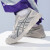 亚瑟士ASICS男鞋网面跑鞋缓震透气运动鞋轻量跑步鞋GEL-CONTEND 4 灰色/蓝色 42.5