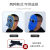 电焊面罩护脸焊工防护眼镜头戴式护目氩弧焊接二保焊烧电焊机牛皮 牛皮面罩+3个黑镜(送1个绑带)