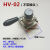 手转阀手板阀旋转阀HV-200D/HV200B气缸控制阀HV02/03/04气动件 HV-02+3个10mm接头+消音