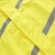 百舸 时尚长款风衣反光雨衣成人保安站岗连体雨披可定制 荧光黄 3XL
