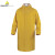 代尔塔/DELTAPLUS 407005 双面PVC涂层带袖雨披风衣版连体成人一体式雨衣防暴雨 黄色 M码 1件