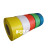 定制适用PP全新料彩色透明打包带机用半自动全自动热熔塑料包装带广东 黄色B带12*0.9厚约1200米10