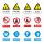 反光警示标识贴定制 安全标识牌小心有电警告PVC贴纸反光膜提示牌 警示标示贴3m定制100mm×50mm